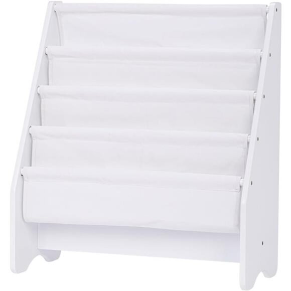 Kids Bookshelf Storage, Book Shelf for Kids Rooms, 4 Tier Sling Toddler - Picture 3 of 14